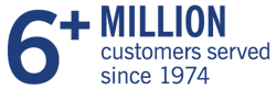 ORHP has proudly served over 6,000,000 customers since 1974!